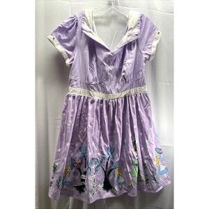 Disney Purple and White Dress